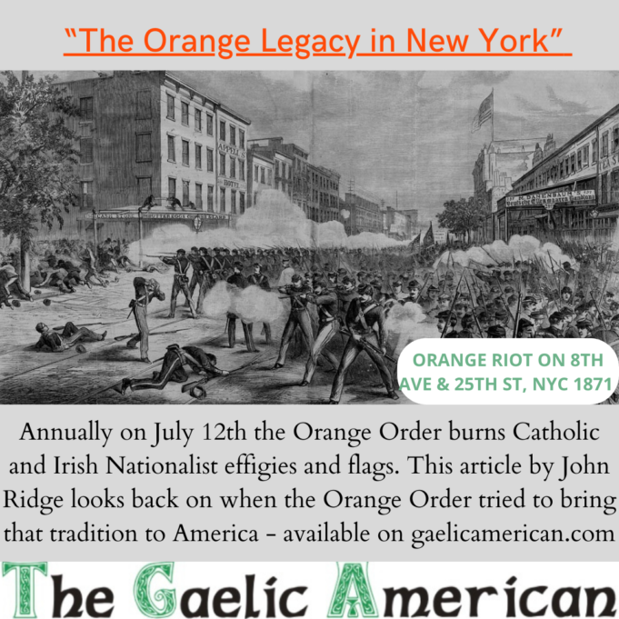 The Orange Legacy in New York
