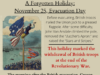 A Forgotten Holiday: Evacuation Day