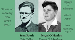 “Sean South” and “The Patriot Game”