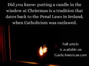 A Christmas Candle In The Window