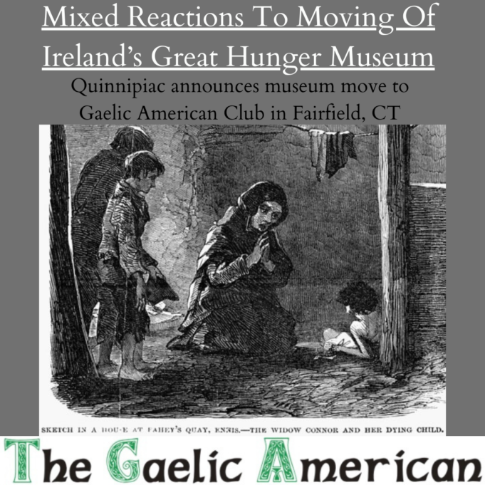 Ireland’s Great Hunger Museum Announces Move To Fairfield